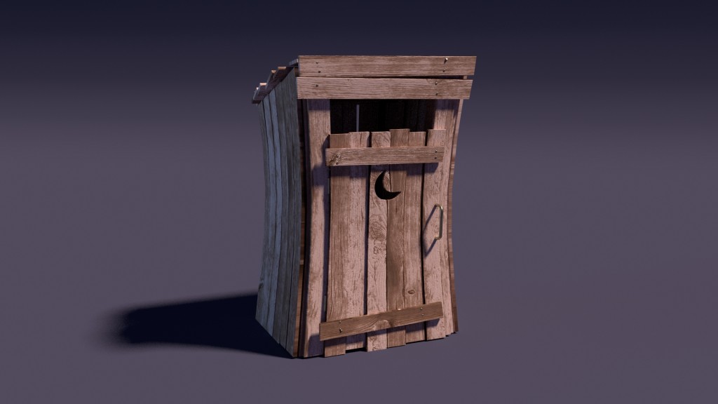 Cartoony Outhouse preview image 1